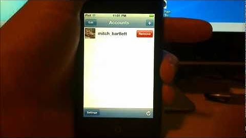 How to Remove Twitter Account From iPad, iPhone or iPod Touch