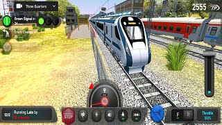 새로운 반데 바라트 익스프레스 열차 게임 2025 | 인도 열차 시뮬레이터 게임 안드로이드 게임플레이 | 열차 게임 screenshot 1