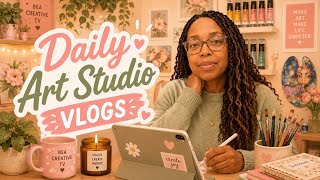 Daily Art Studio Vlog #004