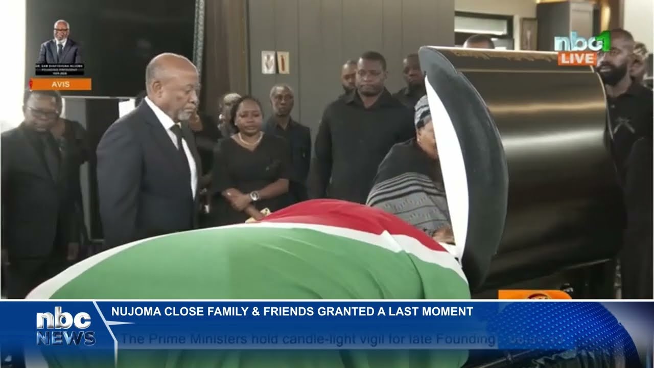 Nujoma close family & friends granted a last moment - nbc