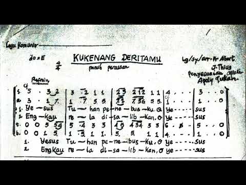 Lagu Misa Jumat Agung || KuKenang DeritaMu