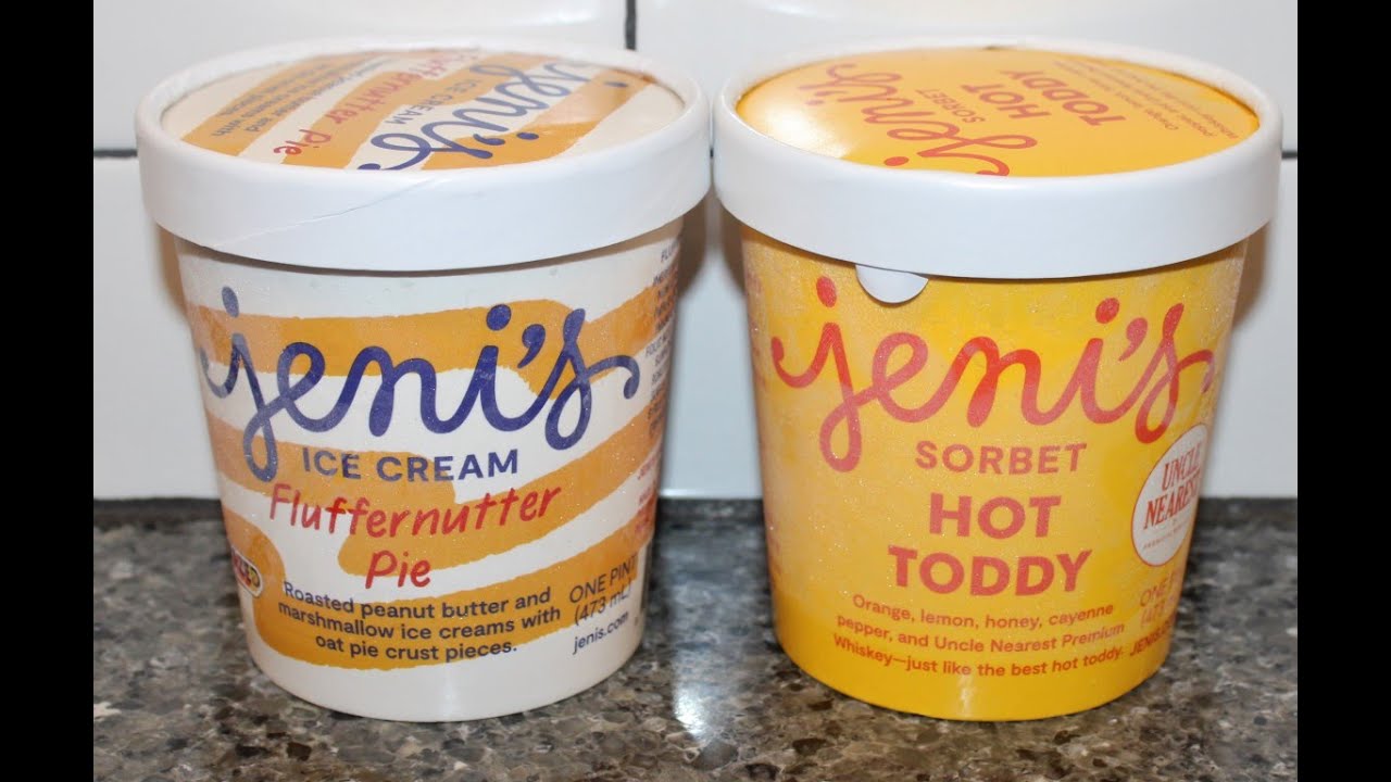 Jeni’s Fluffernutter Pie Ice Cream & Hot Toddy Sorbet Review - YouTube
