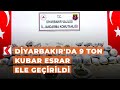 Diyarbakır&#39;da 9 ton kubar esrar ele geçirildi