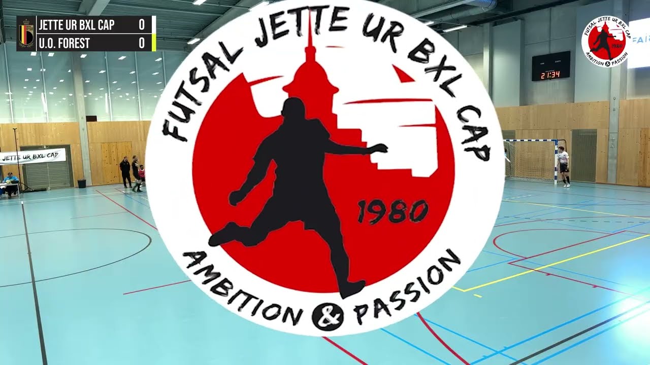 Résumé du match de D2A RBFA 25-26 Futsal Jette UR BXL CAP - Union Oasis Forest (19/12/25)