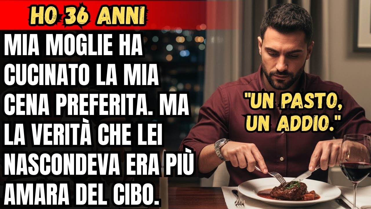 Sei mesi fa ho smesso di amare mia moglie e ho iniziato a fingere. Quando ha preparato il ragù di mia nonna per la prima volta in tre anni, ho capito che stava recitando. Ho infilato un microfono...