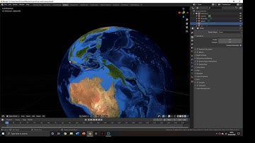 Blender 2.82 Earth And Moon