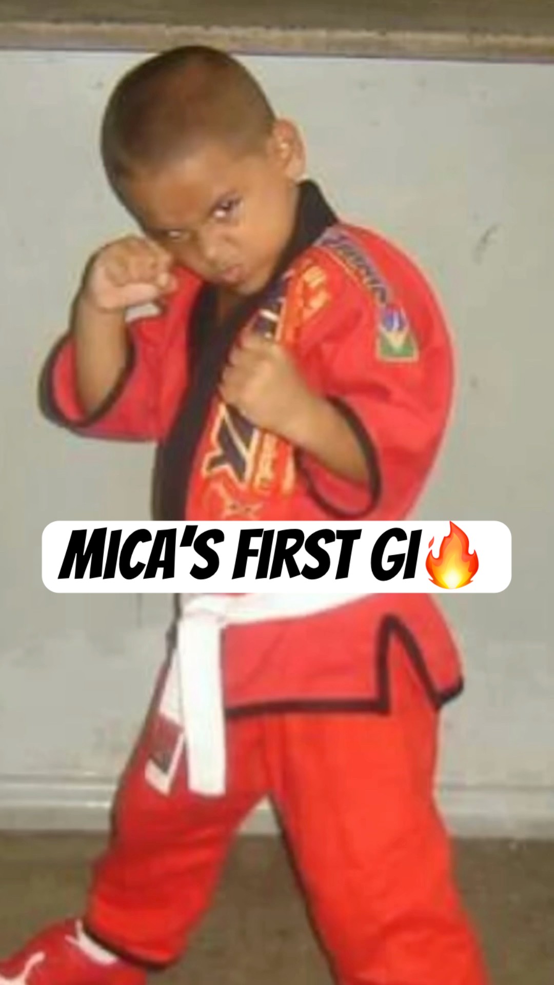 Mica started in style with the red gi🔥 - YouTube