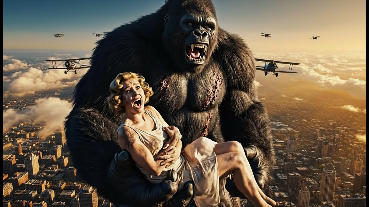 King Kong Final Scene 😱 Epic Ending Battle | 4K