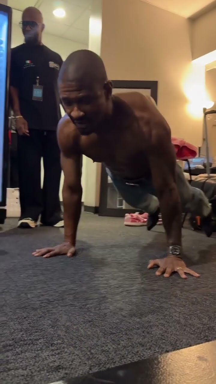 Health is wealth #usher #workoutathome #workout