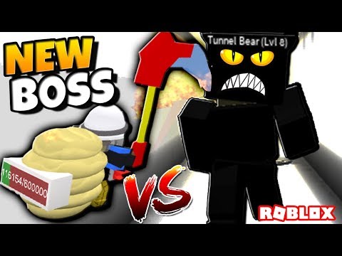 How To Kill New Gifted Egg Boss Tunnel Bear Roblox Bee Swarm