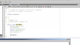 Curso de java Netbeans  variables