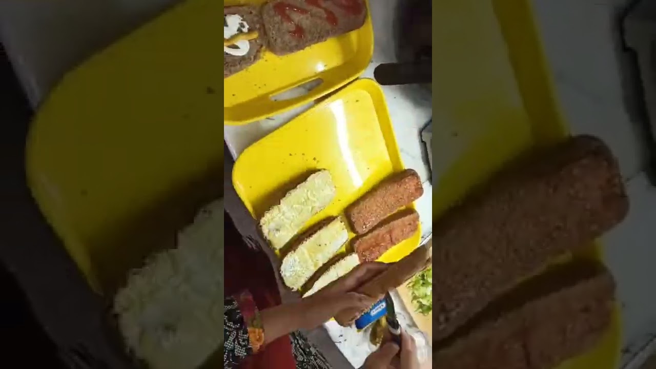 Subway style chicken fillet Sandwich in Bran buns - Quick, Easy, Healthy & Simple Recipe