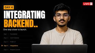 DAY 4: Integrating Frontend & Backend LIVE | Building a Synthetic Data Platform #coding #live