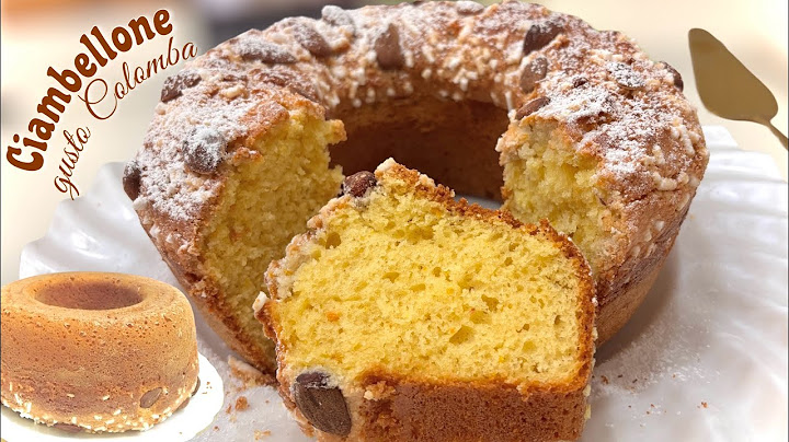 CIAMBELLONE alto e soffice al gusto COLOMBA senza montare nulla VELOCISSIMO Tutti a tavola