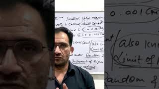 Least Count Error & Random Error Content