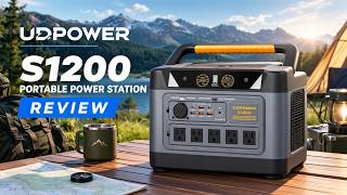 UDPOWER S1200 Portable Power Station Review | Best Home Backup Power Station 2026!