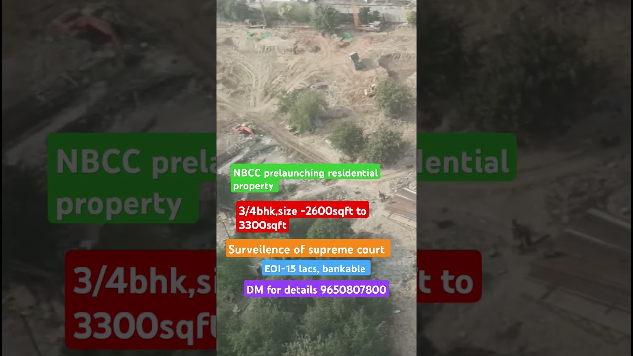 NBCC prelaunching residential apartment in noida extension 