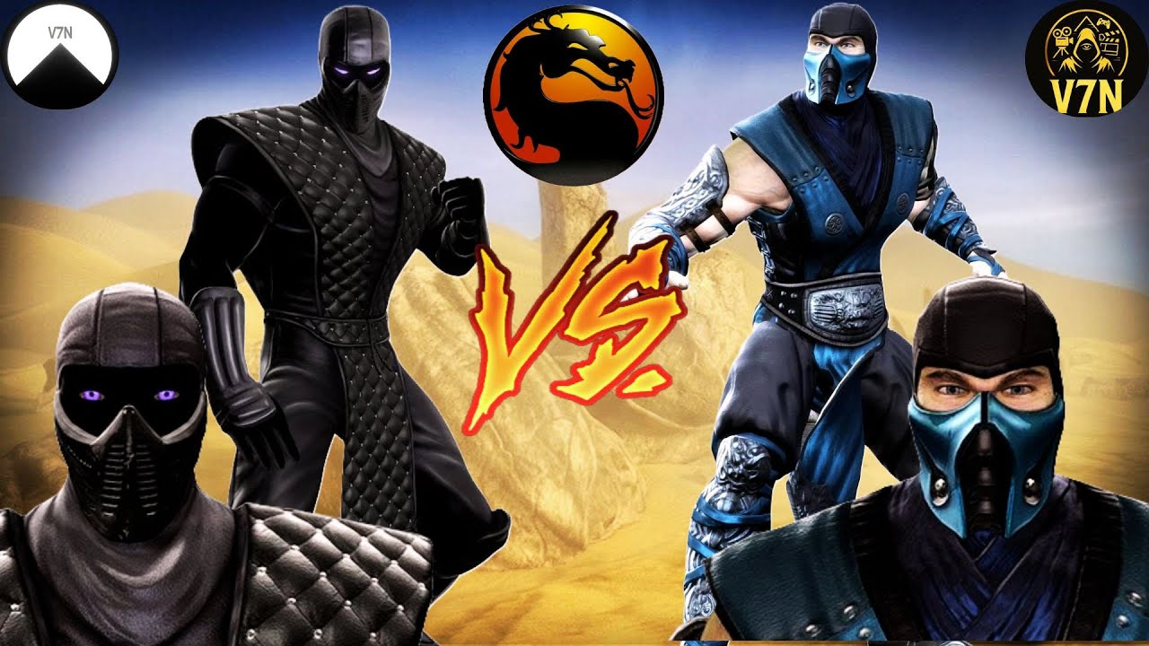Mortal Kombat 9 Noob Saibot VS Sub Zero - YouTube