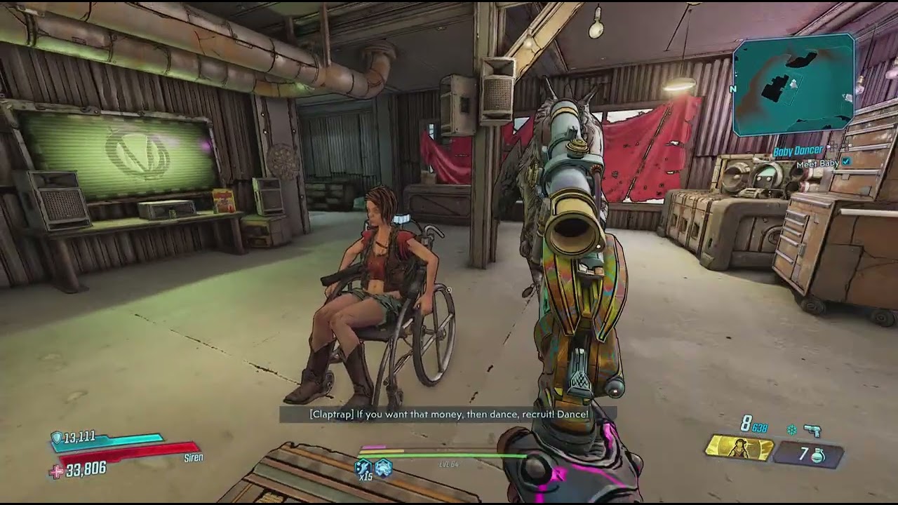 Borderlands 3 ClapTrap Dancing Side Mission