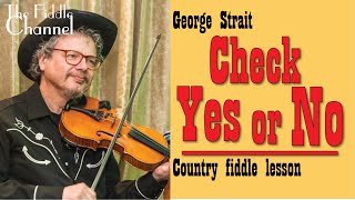 Check yes or no (fiddle lesson)