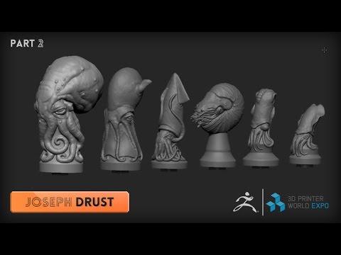 3d animation internships ZBrush 3DPWE Demonstration with Joseph Drust Part 2