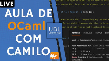 APRENDENDO O BÁSICO DE OCaml COM Camilo Cunha de Azevedo