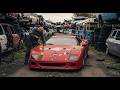 ASMR Full Restoration of Abandoned 1987 Ferrari F40 From Rust to Rosso Corsa Perfection