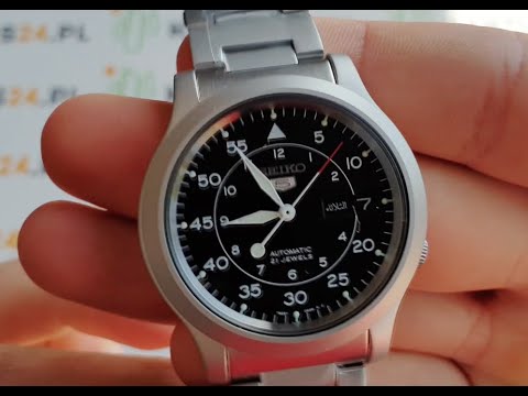 ZEGAREK SEIKO SNK809K1 KAKTUS24.PL - YouTube