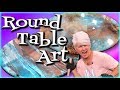 Round Table Resin Art