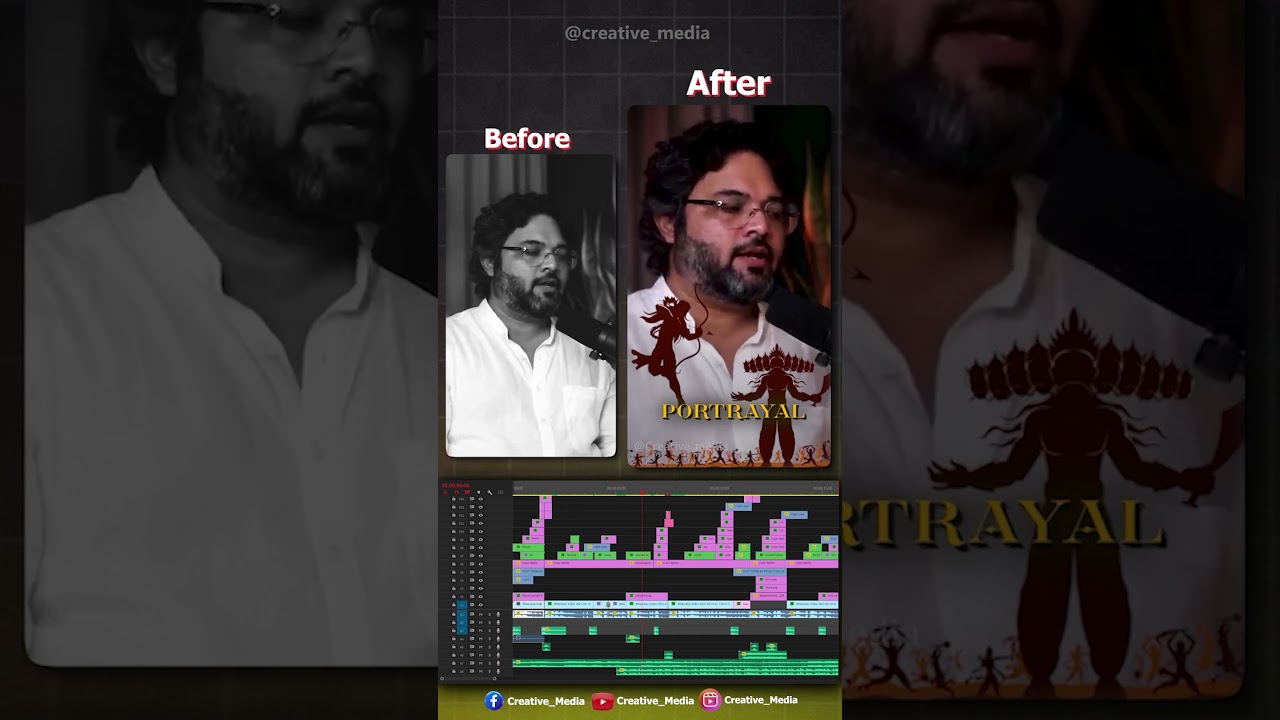 See the timeline😱#videoediting #shortsviral #premierepro #youtubeshorts