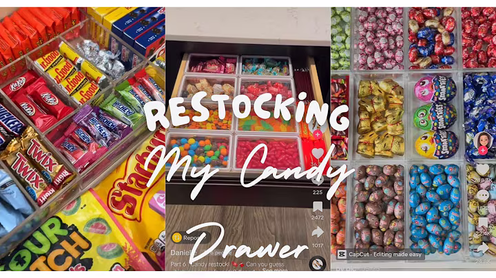 ✨Restocking My Candy Drawer✨| ASMR | TikTok Compilation