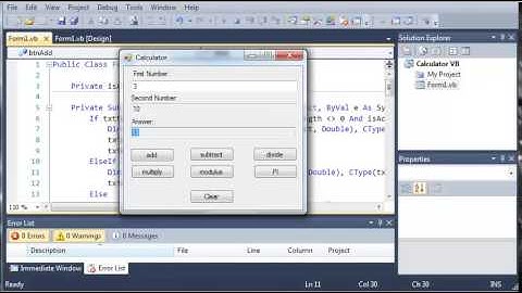 VB2010Tutorial   57   Calculator Part 4