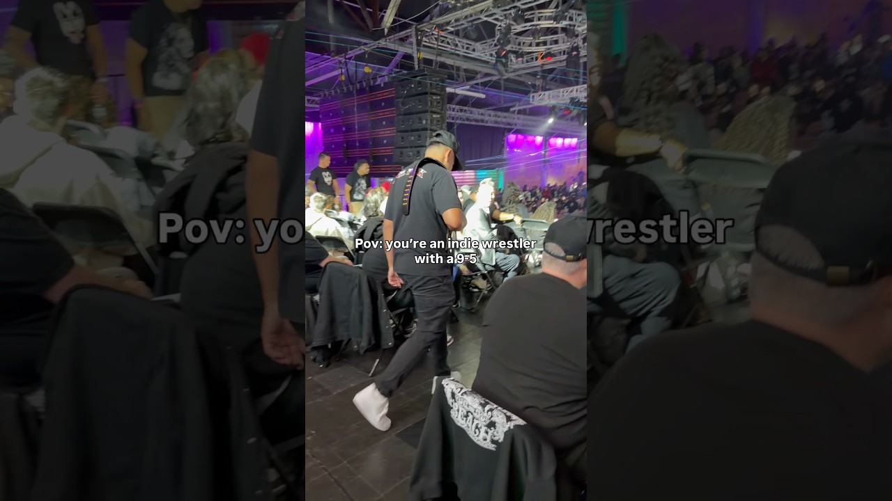 Indie wrestler with a full time job 