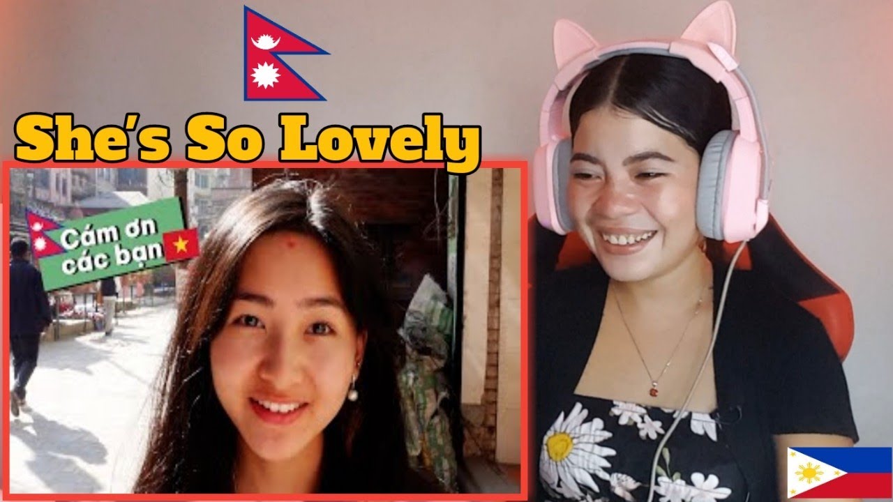 Реакция на Ишу:🇳🇵Непальская девушка хочет сказать это своим вьетнамским друзьям🇻🇳.