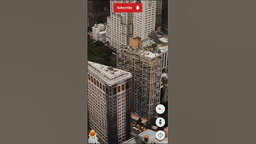 Flatiron building #travel #shorts #virtualtour @Brain_Bite