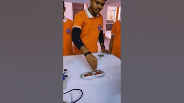 Electromagnetic field line #experiment ITI practical