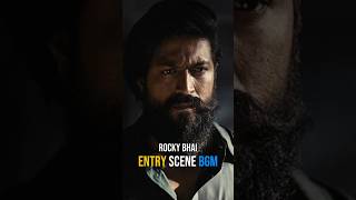 ❣️KGF Chapter 2 🔥 Rocky Bhai Entry 🔥 | Mass BGM Edit | Feel The Power of Rocky 💥 #Shorts
