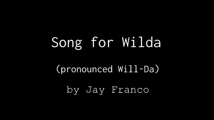 Jay Franco - Song for Wilda