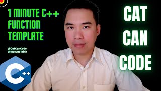 1 Minute C Function Template Cat Can Code