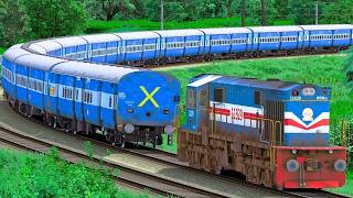 WAG9 RESCUE WAG12 CEMENT PARCEL TRAIN | BUMPY RAILROAD | Train Simulator | Railwork | NTG GAMING