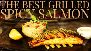 Honey Garlic Glazed Salmon Recipe - Easy Salmon Recipe #organichealthy #spicysalmon