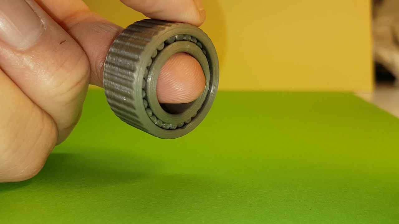 Roulement à aiguilles imprimé 3D - Needle bearing printing 3D - YouTube