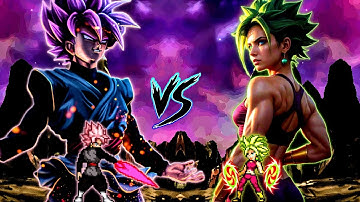 Goku Black (all form) V3 (Inseph) (New) VS Kefla SSL DBFZ V2 in Jump Force Mugen