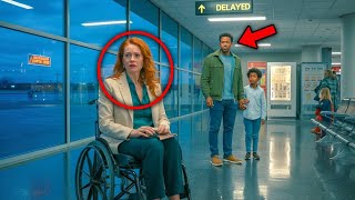 CEO’s Paralyzed Daughter Sat Alone at the Airport — Until a Single Dad Asked, “Why Is She All Alone”