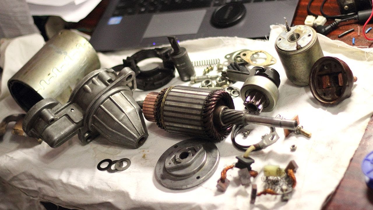 Ремонт стартера ЛУАЗ. Похоже найдена причина вибрации - YouTube