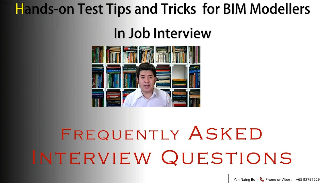 Frequently Asked Interview Questions To BIM Modeler In Hands on Frequently Asked Interview Questions To BIM Modeler In Hands on