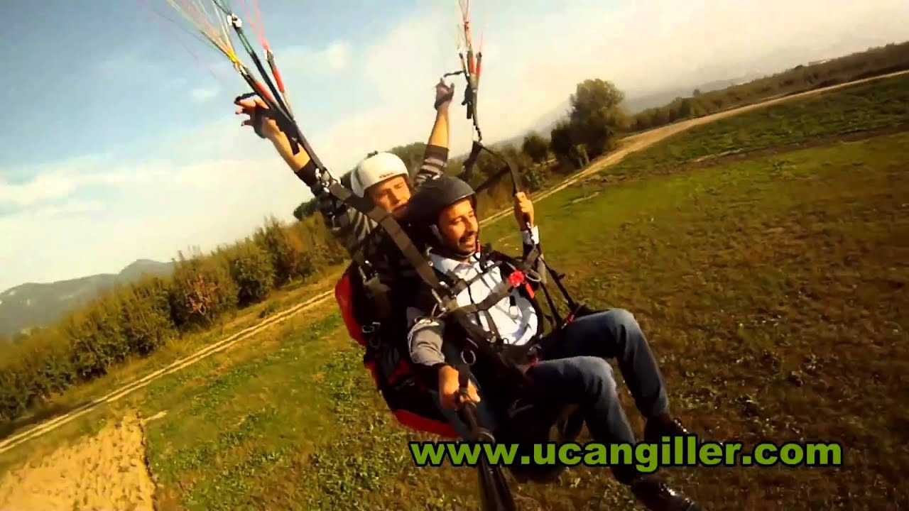 yamaç paraşütü Uçangiller Tandem uçușları