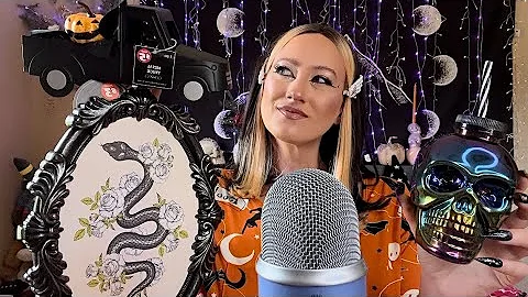 ASMR | Halloween Dollar Tree Haul 🎃✨ Decor, Makeup, & Drinkware