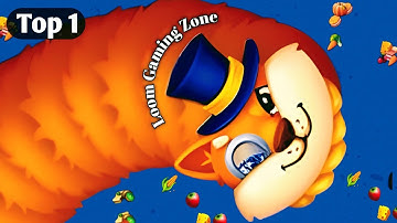 Worms Zone io Best snake Gameplay | Saamp wala game | Snake Game | snake io | Rắn Săn Mồi game #006