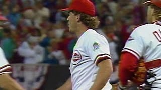 WS1990 Gm1: Myers gets final out, Reds win